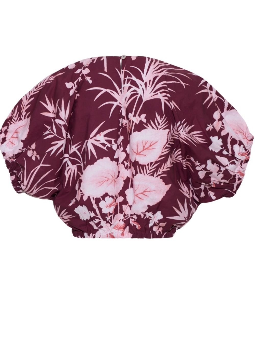 Cara Cara Bari Bubble Top Plum Puff-Sleeve in Paradise Blush